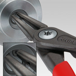 Fiksavimo žiedų replės J1 12-25mm Knipex. kaina ir informacija | Mechaniniai įrankiai | pigu.lt