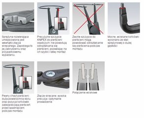 Съёмник стопорных колец A1 10-25мм, Knipex цена и информация | Механические инструменты | pigu.lt