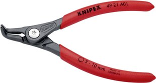 Fiksavimo žiedų replės lenktos A01 3-10mm, Knipex kaina ir informacija | Mechaniniai įrankiai | pigu.lt