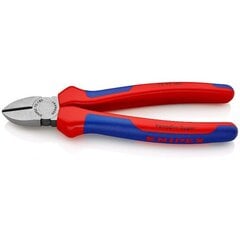 Knipex 7002180 šoninės replės, 180 mm, raudonos kaina ir informacija | Mechaniniai įrankiai | pigu.lt