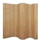 Kambario pertvara iš bambuko, natūralios spalvos, 210x195 cm kaina ir informacija | Širmos, kambario pertvaros | pigu.lt