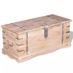 Сундук для хранения вещей, из древесины акации цена и информация | Комоды | pigu.lt
