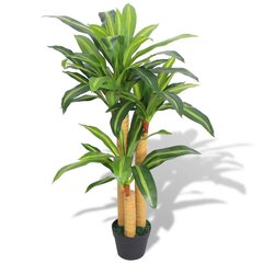 Dirbtinė Dracena su vazonu, 100 cm, žalia kaina ir informacija | Dirbtinės gėlės | pigu.lt