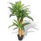 Dirbtinė Dracena su vazonu, 100 cm, žalia цена и информация | Dirbtinės gėlės | pigu.lt