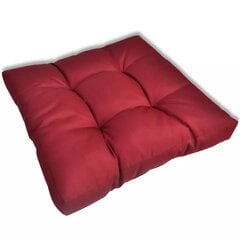 Мягкая подушка для мебели, 60 x 10 см, цвет красного вина цена и информация | Подушки, наволочки, чехлы | pigu.lt