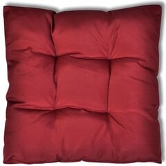 Мягкая подушка для мебели, 80 x 10 см, цвет красного вина цена и информация | Подушки, наволочки, чехлы | pigu.lt