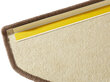 Hanse Home laiptų kilimėlių komplektas Fancy Brown, 15 vnt   kaina ir informacija | Kilimai | pigu.lt
