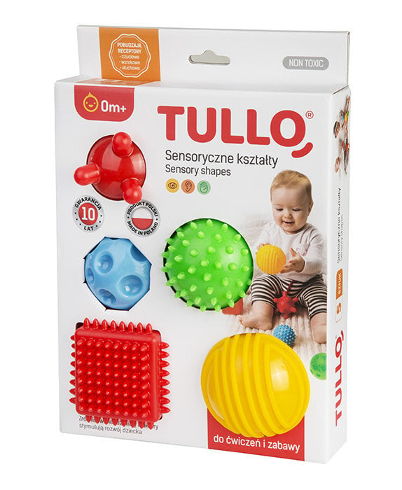 Sensoriniai kamuoliukai Tullo, 5 vnt., 458 kaina ir informacija | Žaislai kūdikiams | pigu.lt
