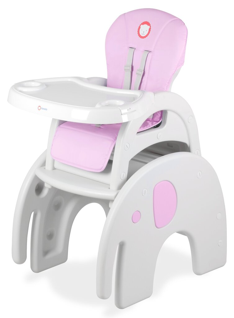 Maitinimo kėdutė Lionelo Eli, pink kaina ir informacija | Maitinimo kėdutės | pigu.lt