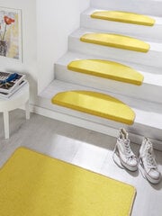 Hanse Home laiptų kilimėlių komplektas Fancy Yellow, 15 vnt kaina ir informacija | Kilimai | pigu.lt