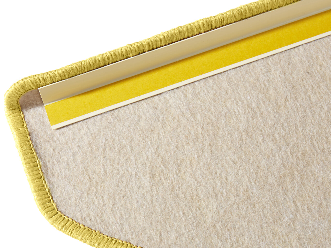 Hanse Home laiptų kilimėlių komplektas Fancy Yellow, 15 vnt цена и информация | Kilimai | pigu.lt