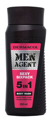 Dušo želė Dermacol Men Agent Sexy Sixpack 5 in 1 vyrams 250 ml kaina ir informacija | Dušo želė, aliejai | pigu.lt