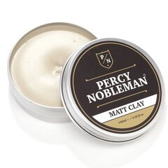 Plaukų modeliavimo molis Percy Nobleman Matt 100 ml kaina ir informacija | Plaukų formavimo priemonės | pigu.lt