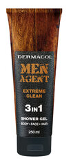 Гель для душа для мужчин Dermacol Men Agent Extreme Clean, 250 мл цена и информация | Масла, гели для душа | pigu.lt