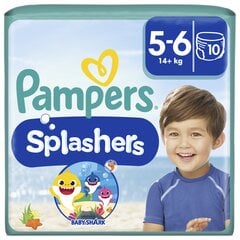 Sauskelnės-kelnaitės PAMPERS Pants Splashers, 5 dydis 14+ kg, 10 vnt. kaina ir informacija | Sauskelnės | pigu.lt