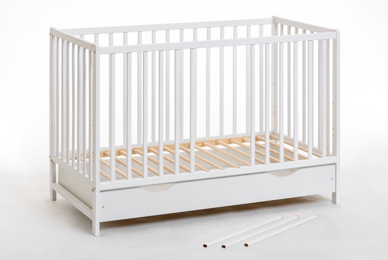 Kūdikio lovytė Cypi Plus, balta matinė цена и информация | Kūdikių lovytės | pigu.lt