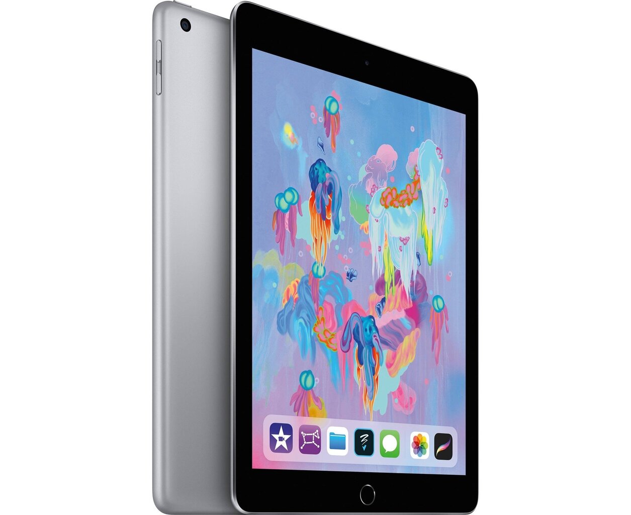 Apple iPad 9.7" Wi-Fi 128GB, Pilka, 6th gen, MR7J2HC/A kaina ir informacija | Planšetiniai kompiuteriai | pigu.lt