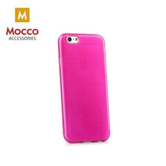 Telefono dėklas Mocco Jelly Brush Case, skirtas Samsung G930 Galaxy S7 telefonui, rožinis kaina ir informacija | Telefono dėklai | pigu.lt