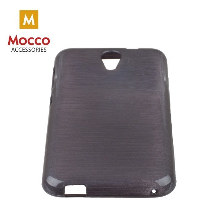 Telefono dėklas Mocco Jelly Brush Case, skirtas Apple iPhone 7 Plus / 8 Plus telefonams, juodas kaina ir informacija | Telefono dėklai | pigu.lt