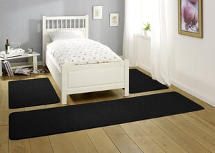 Hanse Home kilimėlių komplektas Nasty Black, 3 vnt kaina ir informacija | Kilimai | pigu.lt