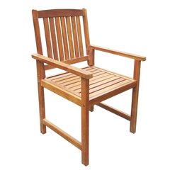 Lauko kėdės, 2 vnt., tvirta akacijos mediena kaina ir informacija | Lauko kėdės, foteliai, pufai | pigu.lt