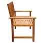 Lauko kėdės, 2 vnt., tvirta akacijos mediena kaina ir informacija | Lauko kėdės, foteliai, pufai | pigu.lt