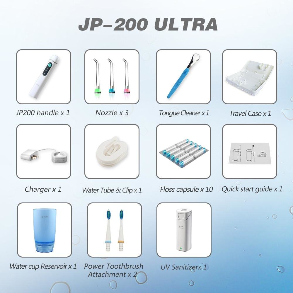 Irigatorius JetPik JP200ULTRA цена и информация | Elektriniai dantų šepetėliai | pigu.lt
