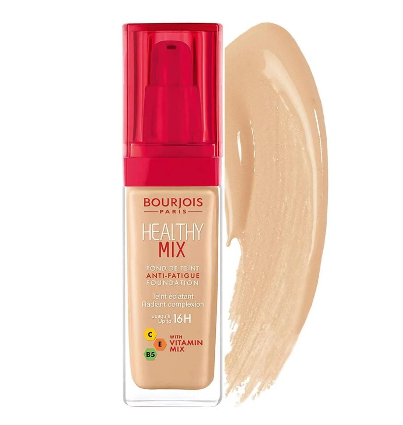 Makiažo pagrindas Bourjois Healthy Mix 30 ml, 50 Rose Ivory цена и информация | Makiažo pagrindai, pudros | pigu.lt