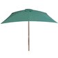 Lauko skėtis, žalios spalvos kaina ir informacija | Skėčiai, markizės, stovai | pigu.lt
