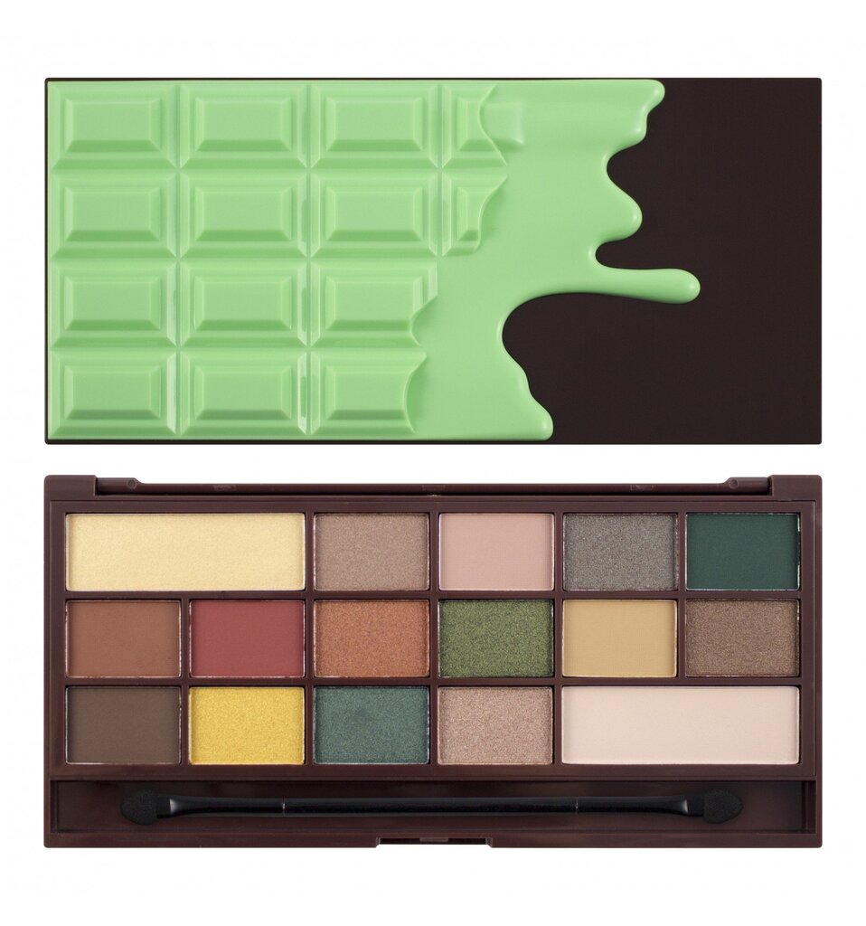 Šešėlių paletė Makeup Revolution Chocolate Mint 22 g kaina ir informacija | Akių šešėliai, pieštukai, blakstienų tušai, serumai | pigu.lt