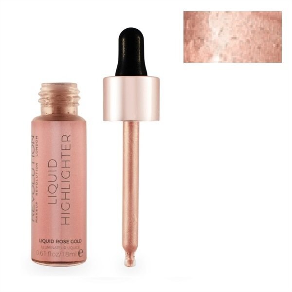 Spindesio suteikianti priemonė Makeup Revolution V4 18 ml, Rose Gold kaina ir informacija | Bronzantai, skaistalai | pigu.lt