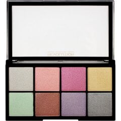 Švytėjimo suteikiančių priemonių paletė Makeup Revolution Ultra Cool Glow 8 x 2.5 g цена и информация | Бронзеры (бронзаторы), румяна | pigu.lt