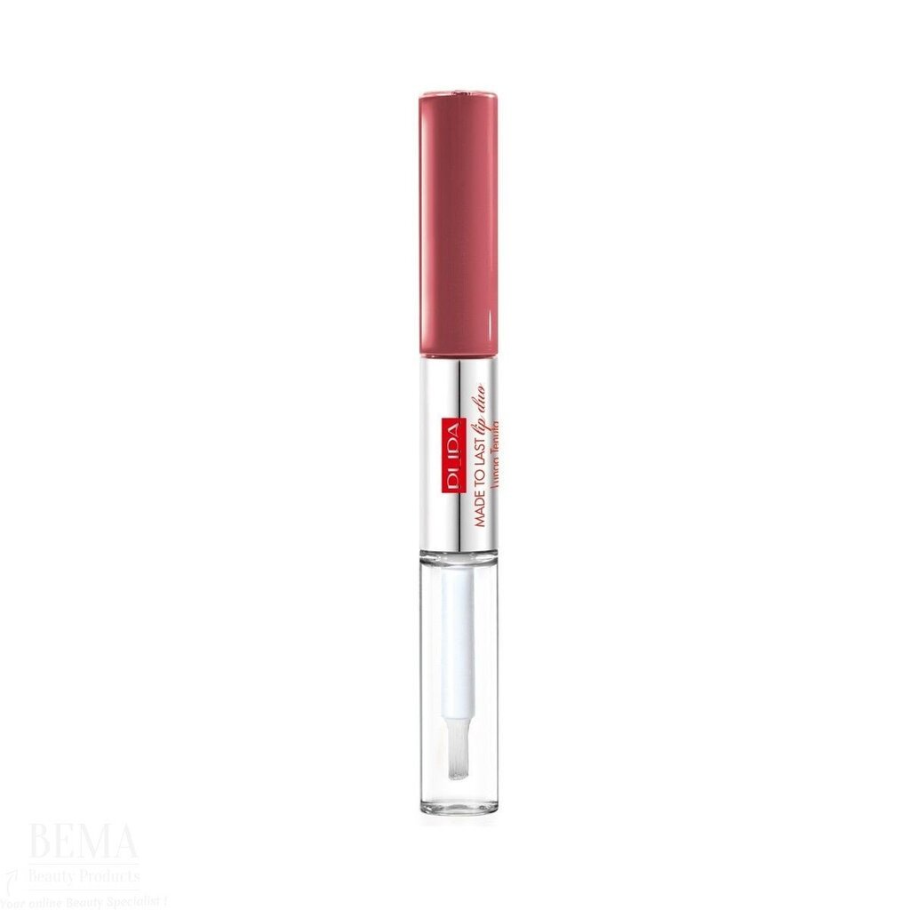 Lūpų dažai ir blizgs Pupa Made To Last Lip Duo vandeniui atsparus 2x4 ml kaina ir informacija | Lūpų dažai, blizgiai, balzamai, vazelinai | pigu.lt