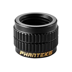 PHANTEKS Glacier F-F connector G1/4" Black (PH-FFA_BK_G1/4) цена и информация | Водяное охлаждение - аксессуары | pigu.lt