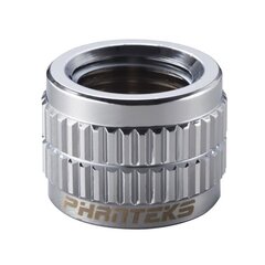 PHANTEKS Glacier F-F connector G1/4" Chrome (PH-FFA_CR_G1/4) цена и информация | Водяное охлаждение - аксессуары | pigu.lt