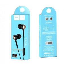 Универсальные In-Ear аудио наушники Hoco M19 Drumbeat 3.5 мм с микрофоном и пультом, черные цена и информация | Теплая повязка на уши, черная | pigu.lt