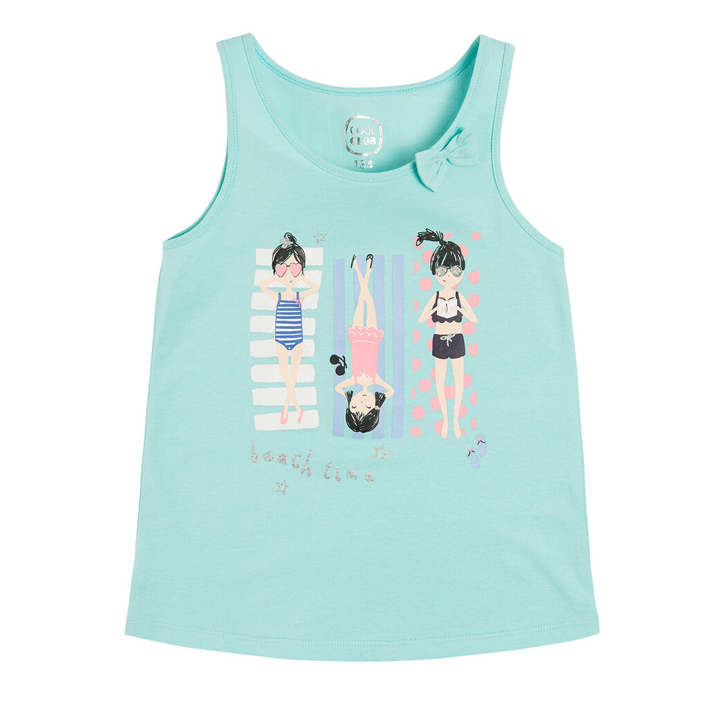 Cool Club berankoviai marškinėliai mergaitėms, CCG1613014 цена и информация | Marškinėliai mergaitėms | pigu.lt