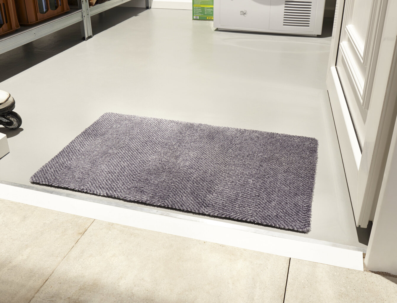 Hanse Home durų kilimėlis Clean Go Grey, 100x150 cm   kaina ir informacija | Durų kilimėliai | pigu.lt