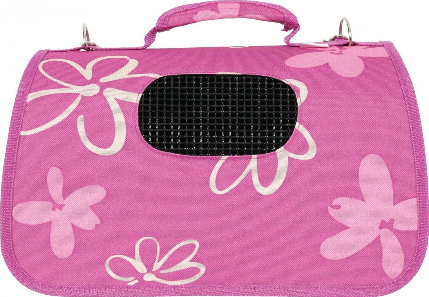 Zolux transportavimo krepšys Flower, S, rožinis цена и информация | Transportavimo narvai, krepšiai | pigu.lt