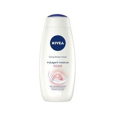 Dušo želė Nivea Caring Shower Cream Rose 250 ml цена и информация | Масла, гели для душа | pigu.lt