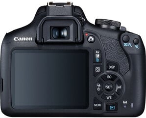 Canon EOS 2000D + 18-55 мм III Kit, черный цена и информация | Canon Мобильные телефоны, Фото и Видео | pigu.lt