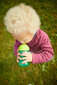 Nelašantis puodelis su kietu snapeliu Philips Avent My Grippy SCF804/03, 18 mėn., 300 ml, žalias kaina ir informacija | Buteliukai kūdikiams ir jų priedai | pigu.lt
