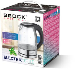Brock WK 2102 BK электрический чайник цена и информация | Электрочайники | pigu.lt