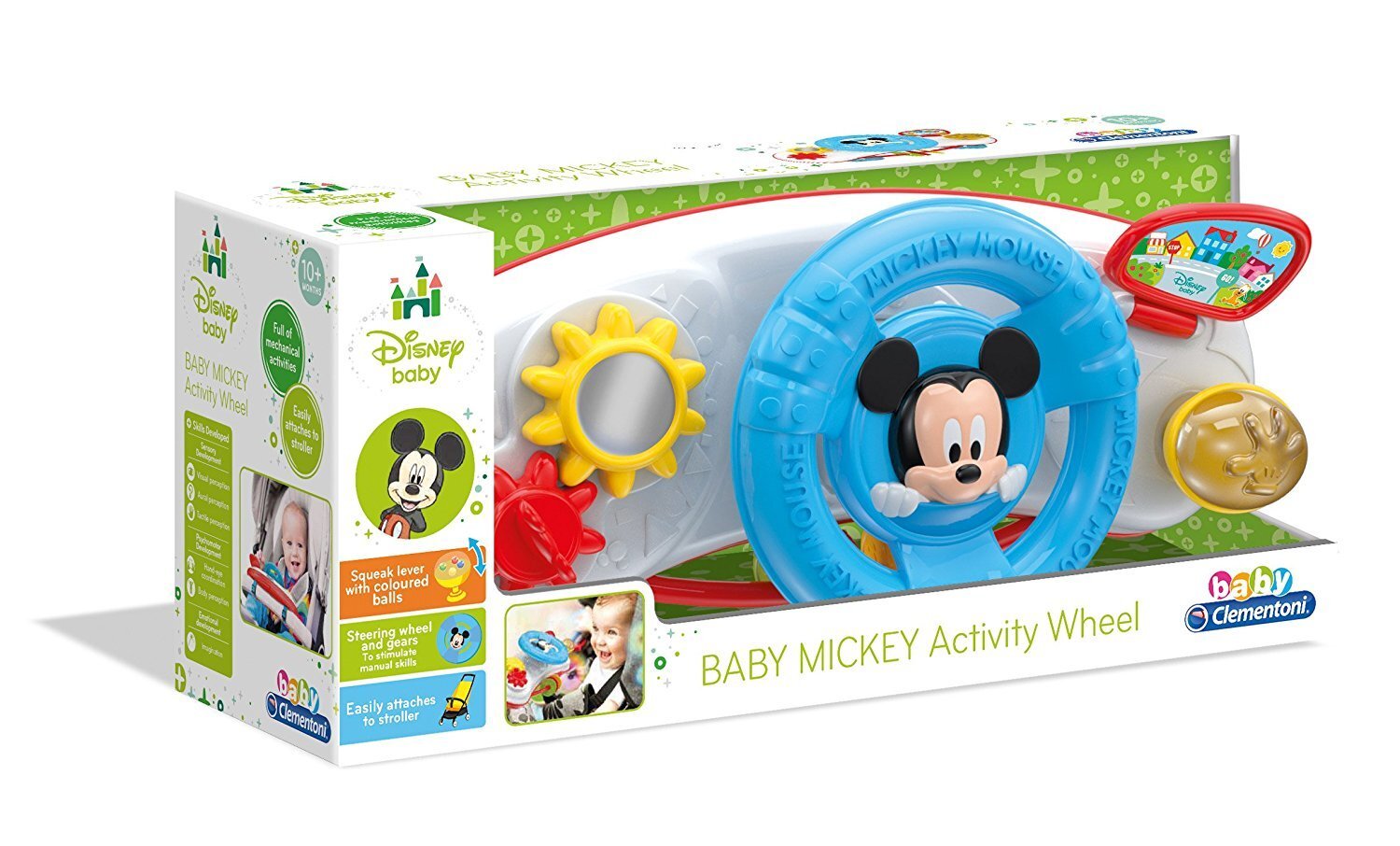 Žaislinis lavinamasis vairas Clementoni baby kaina ir informacija | Žaislai kūdikiams | pigu.lt