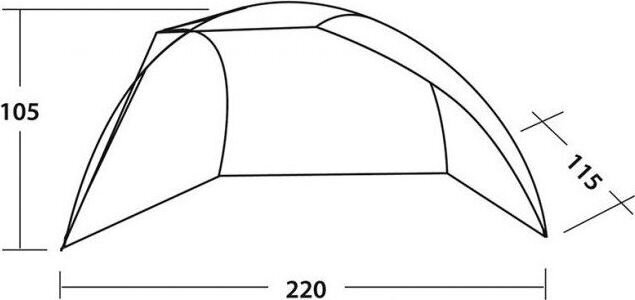 Easy Camp paplūdimio palapinė цена и информация | Palapinės | pigu.lt