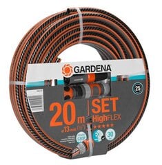 Комплект Gardena Comfort HighFlex, 13 мм шланг, 20 м и соединительные элементы цена и информация | Оборудование для полива | pigu.lt