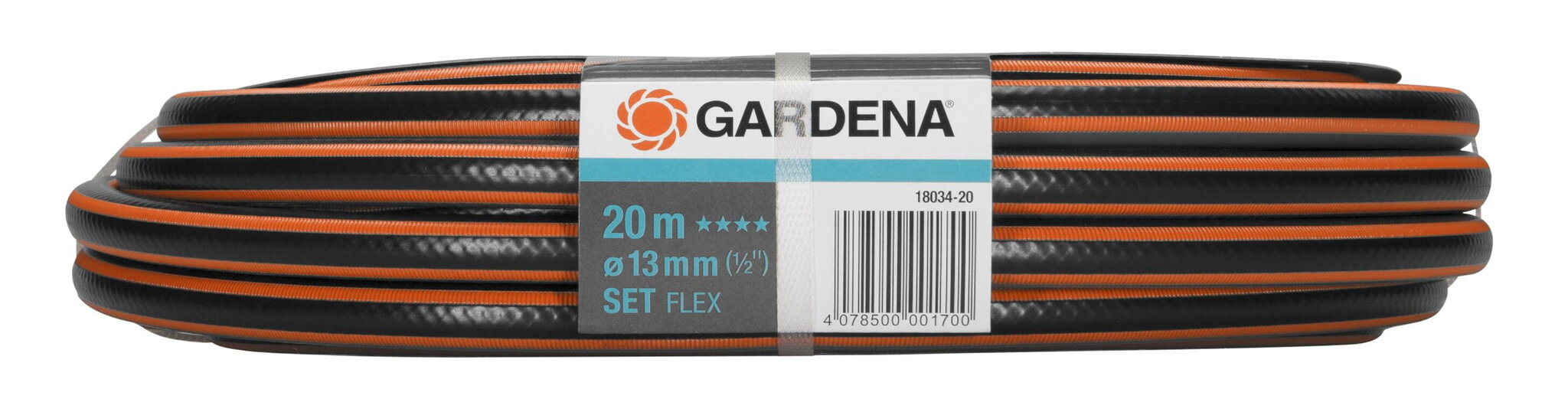 "Comfort Flex" žarna su jungtimis Gardena 13 mm (1/2 col.) kaina ir informacija | Laistymo įranga, purkštuvai | pigu.lt
