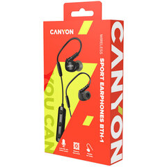 Canyon BTH-1 цена и информация | Теплая повязка на уши, черная | pigu.lt