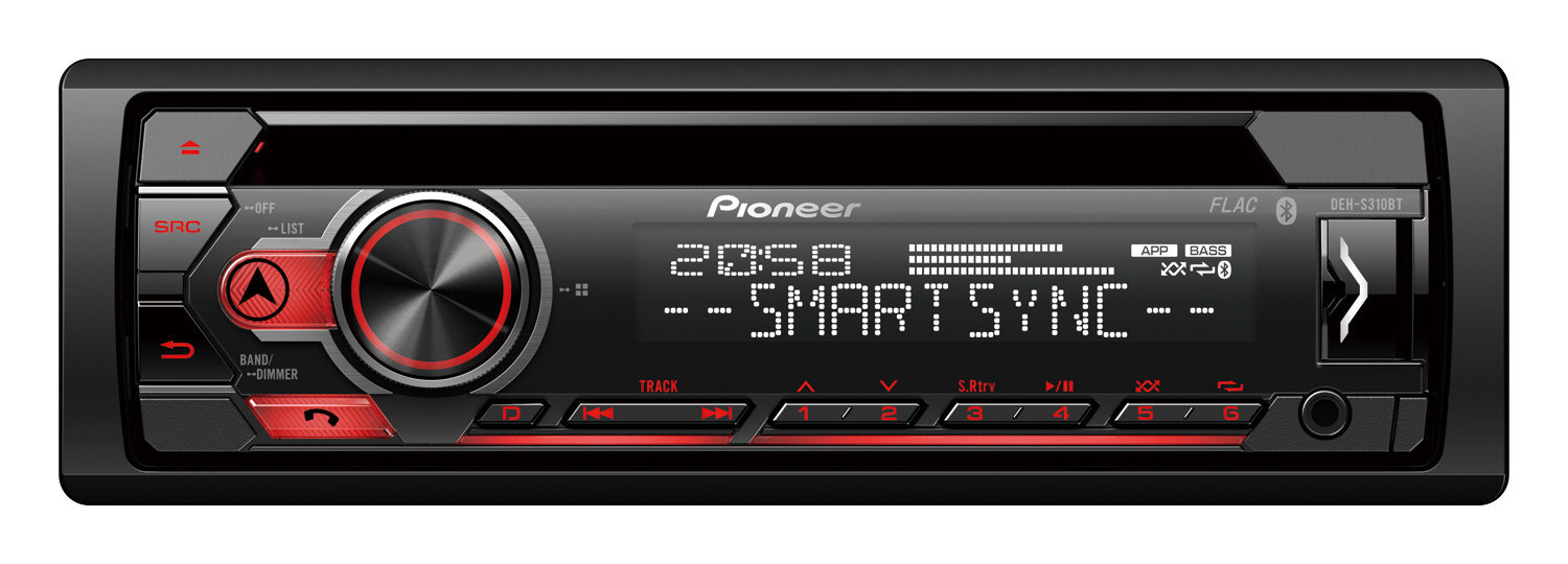 Pioneer DEH-S310BT kaina ir informacija | Automagnetolos, multimedija | pigu.lt