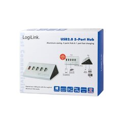 Адаптер Logilink UA0224 цена и информация | Адаптеры, USB-разветвители | pigu.lt